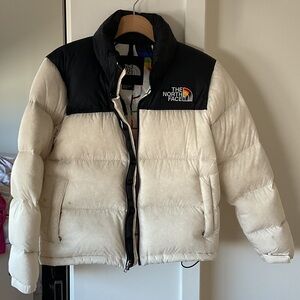 The North Face 1996 Retro Nuptse Puffer Jacket - Pride Black and Cream